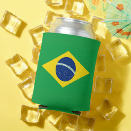 Braziliaanse vlag WK 2026 Voetbal Blikjeskoeler
