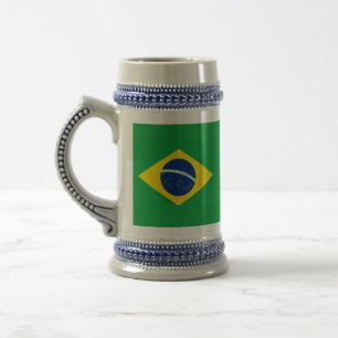 Braziliaanse vlag WK 2026 Voetbal Brasil Voetbal Bierpul