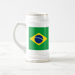 Braziliaanse vlag WK 2026 Voetbal Brasil Voetbal Bierpul