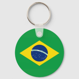 Braziliaanse vlag WK 2026 Voetbal Brasil Voetbal Sleutelhanger