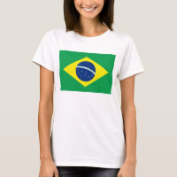Braziliaanse vlag x kaart T-Shirt