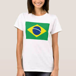 Braziliaanse vlag x kaart T-Shirt