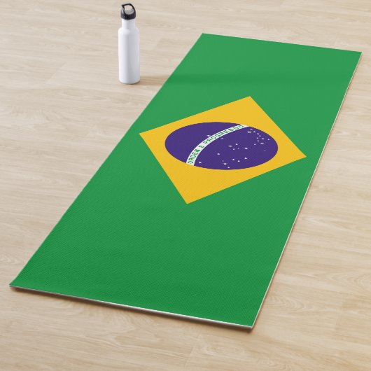 Braziliaanse vlag yogamat (In situ)