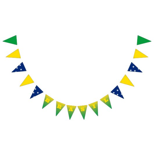 Braziliaanse vlaggenbanner vlaggetjes (Alle)