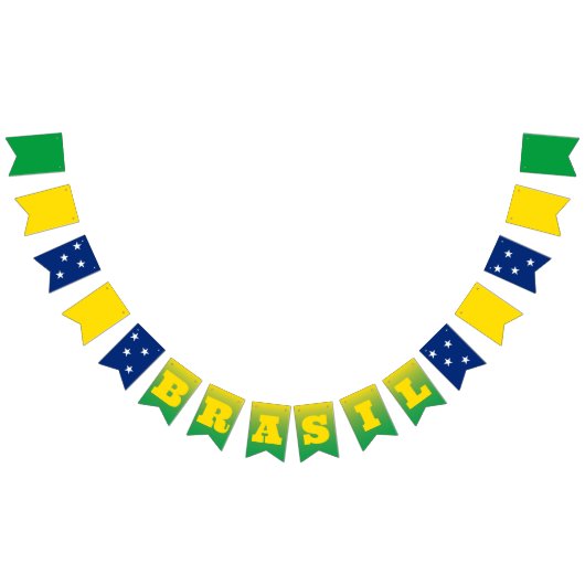 Braziliaanse vlaggenbanner vlaggetjes (Alle)