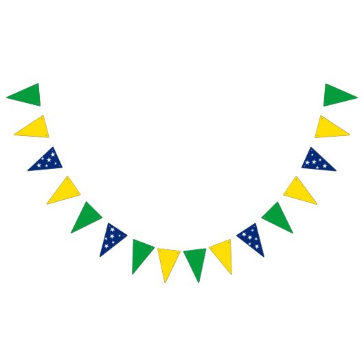 Braziliaanse vlaggenbanner vlaggetjes (Alle)