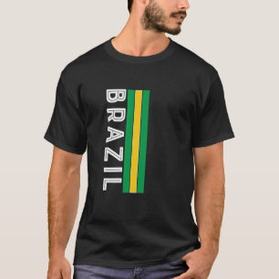 Braziliaanse vlaggenkleuren t-shirt