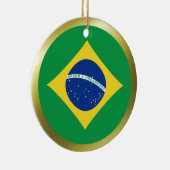 Braziliaanse vlagversiering keramisch ornament (Rechts)
