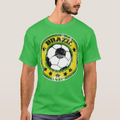 Braziliaanse Voetbal (benadeeld) T-shirt (Voorkant)