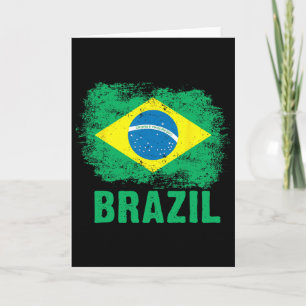 Braziliaanse Voetbal Braziliaanse Vlag Kaart