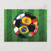 Braziliaanse Voetbal Briefkaart (Voorkant)