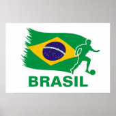 Braziliaanse Voetbal Poster (Voorkant)