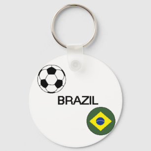 Braziliaanse Voetbal Sleutelhanger