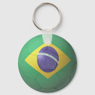 Braziliaanse Voetbal Sleutelhanger