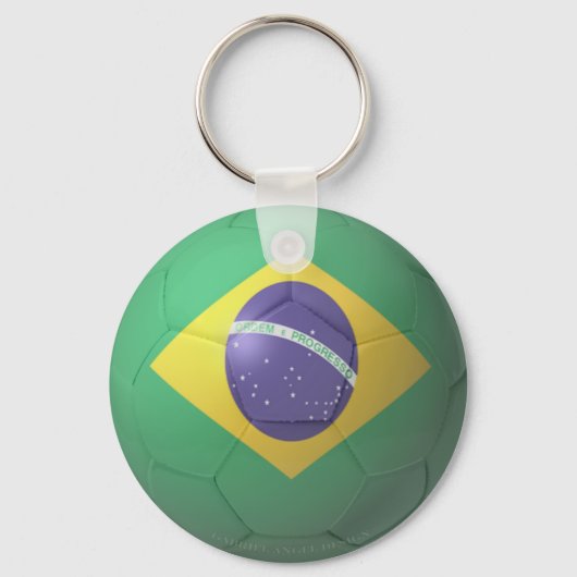 Braziliaanse Voetbal Sleutelhanger (Voorkant)