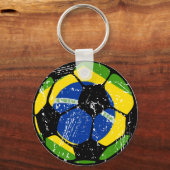 Braziliaanse Voetbal Sleutelhanger (Voorkant)