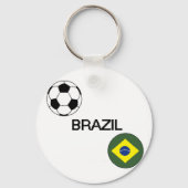 Braziliaanse Voetbal-Sleutelhanger Sleutelhanger (Voorkant)