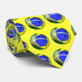 Braziliaanse Voetbal Stropdas (Opgerold)