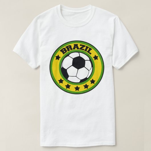 Braziliaanse Voetbal T-shirt (Design voorkant)