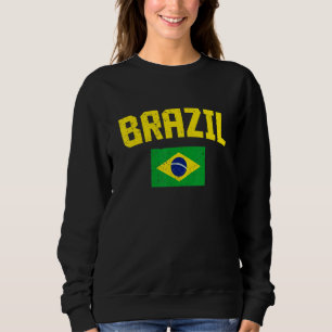 Braziliaanse Voetbalfans Vlag Brazilië Nationaal E Trui