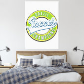Braziliaanse voetbalkampioenen canvas afdruk (Insitu (Slaapkamer))