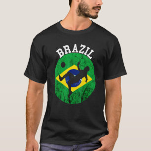 Braziliaanse voetbalspeler Braziliaanse trots T-shirt