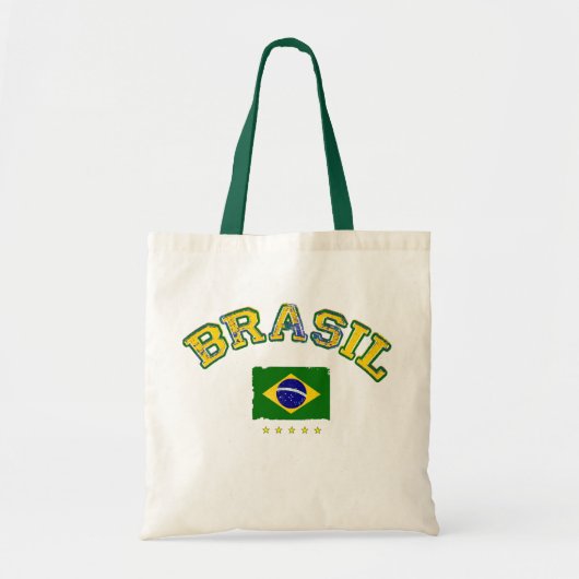 Braziliaanse voetbalstijl tote bag (Voorkant)
