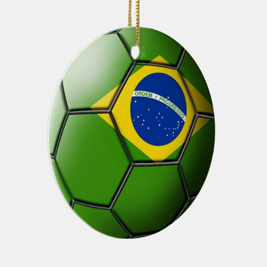 Braziliaanse voetbalversiering keramisch ornament (Rechts)