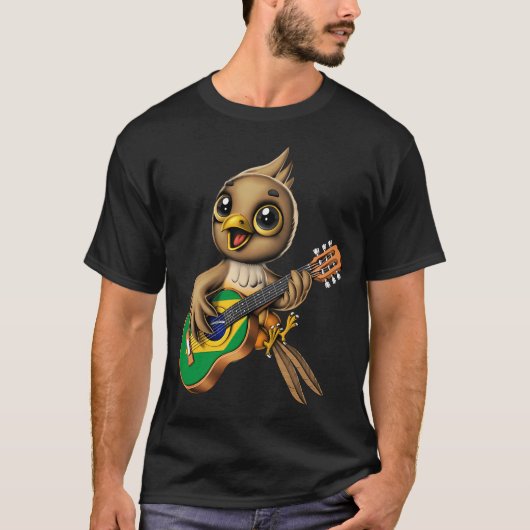 Braziliaanse vogel t-shirt (Voorkant)