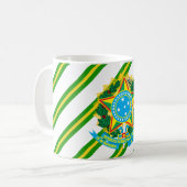 Braziliaanse wapenschild koffiemok (Voorkant links)