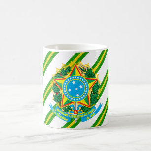 Braziliaanse wapenschild koffiemok