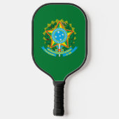 Braziliaanse wapenschild pickleball paddle (Achterkant)