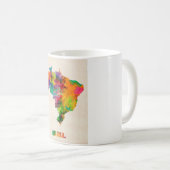 Braziliaanse Waterverf Map Koffiemok (Voorkant rechts)