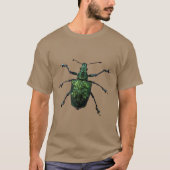 Braziliaanse Weboardbeetle (lamprocyphus augustus) T-shirt (Voorkant)