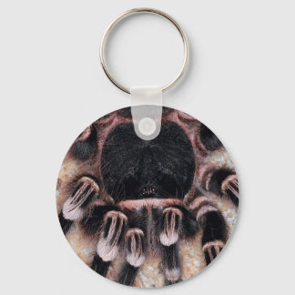 Braziliaanse witte knie Tarantula Sleutelhanger