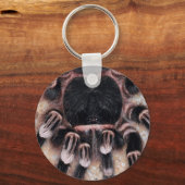 Braziliaanse witte knie Tarantula Sleutelhanger (Voorkant)