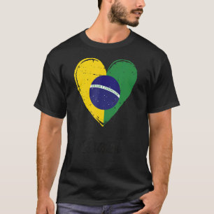 Braziliaanse wortels - Braziliaanse vlag 1 T-shirt