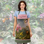 Brazilian Cattelya Orchid Hummingbird Monogram   Schort