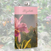 Brazilian Cattelya Orchid Hummingbird Monogrammed Heupfles