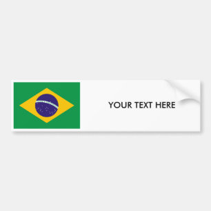 BRAZILIAN FLAG Bumpersticker