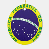 BRAZILIAN Flag Ornament (Links)
