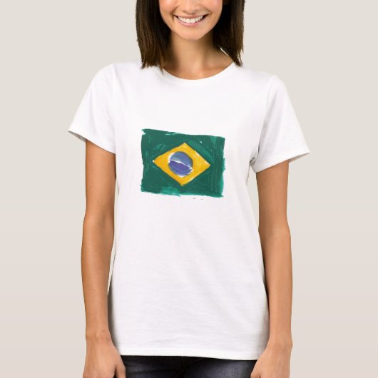 Brazilian flag t-shirt (Voorkant)