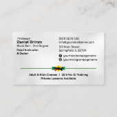 Brazilian Jiu-Jitsu Academy Instructor Visitekaartje (Achterkant)