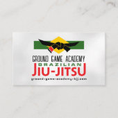 Brazilian Jiu-Jitsu Academy Instructor Visitekaartje (Voorkant)
