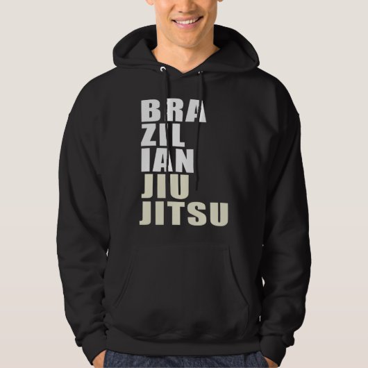 Brazilian Jiu Jitsu BJJ and Grappling  1 Hoodie (Voorkant)