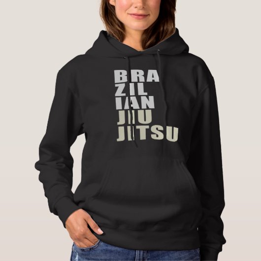 Brazilian Jiu Jitsu BJJ and Grappling  1 Hoodie (Voorkant)