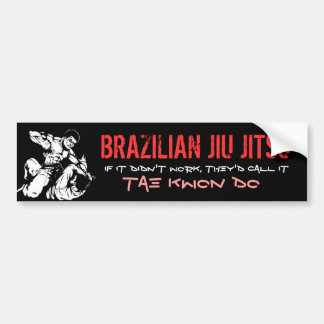 BRAZILIAN JIU JITSU BUMPERSTICKER