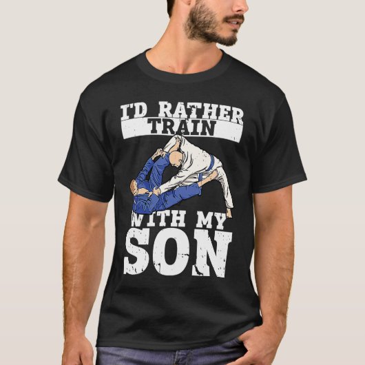 Brazilian Jiu Jitsu Dad BJJ Mixed Martial Jiu Jits T-shirt (Voorkant)