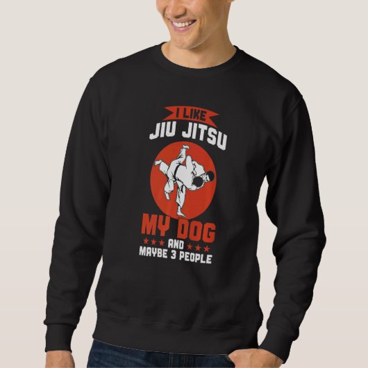 Brazilian Jiu Jitsu  I Like Jiu Jitsu My Dog Trui (Voorkant)