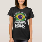 Brazilian Mom Brazil Mama Brazilian American T-shirt (Voorkant)